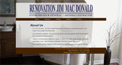 Desktop Screenshot of jimmacdonaldrenovations.com